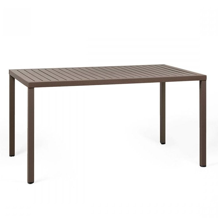 Cube 4 Seat Dining Set with Net Armchairs - Turtle Dove by Nardi