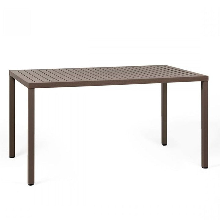 Cube 4 Seat Dining Set with Net Armchairs - Turtle Dove by Nardi