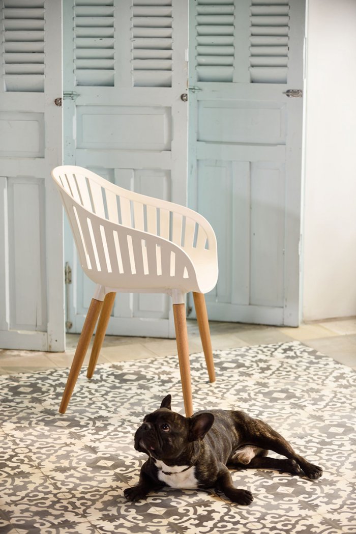 Lifestyle Garden Nassau Bistro 2 Seater 66cm Round Set - White