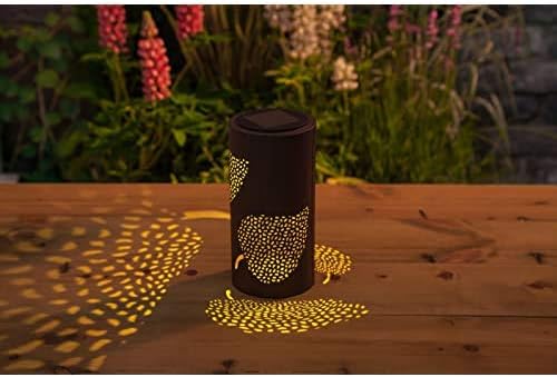 Noma Rustic Table Light with LED Filament Style Bulb