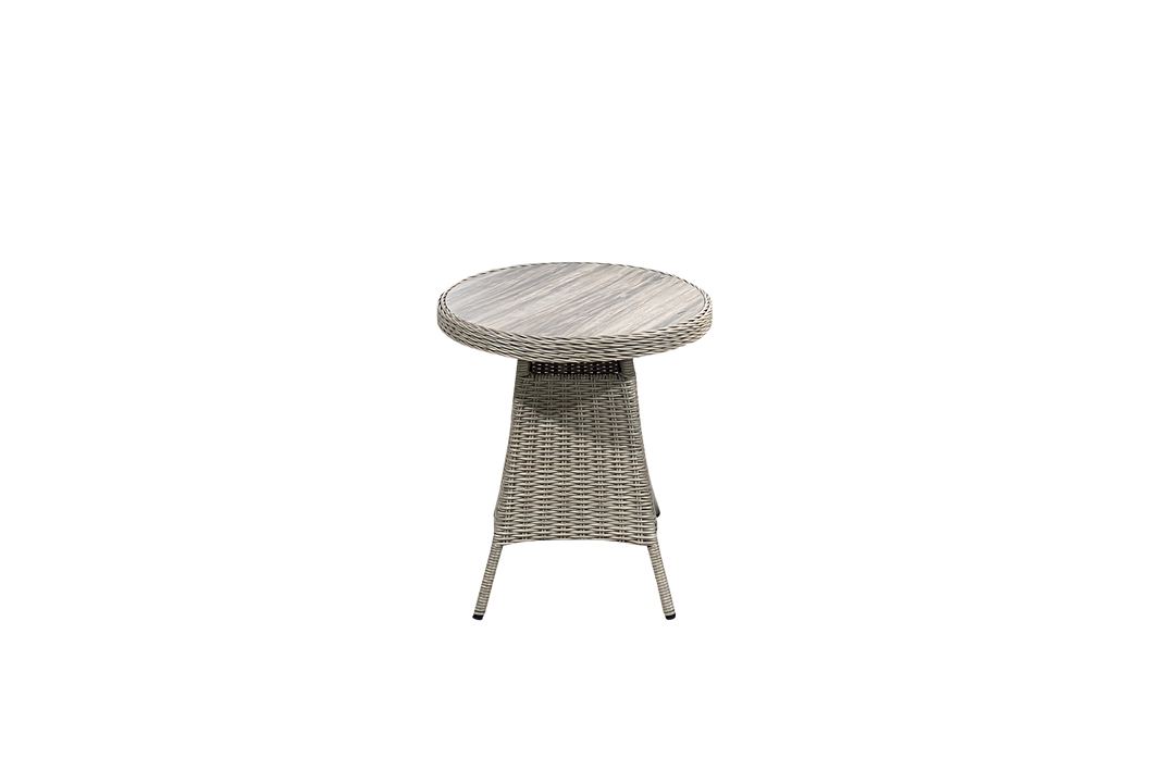 California 2 Seater Round Bistro Coffee Set - Light Oak