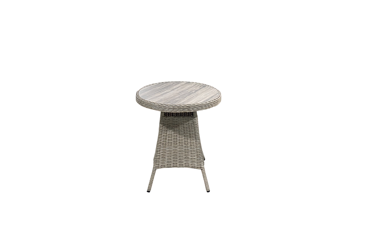 California 2 Seater Round Bistro Coffee Set - Light Oak