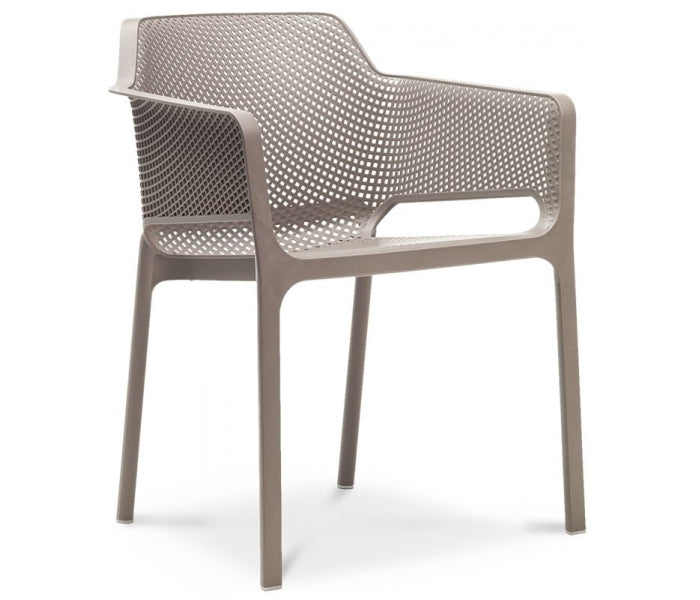 Rio Extendable 8 Seater Dining Set with Net Chairs - Turtle Dove