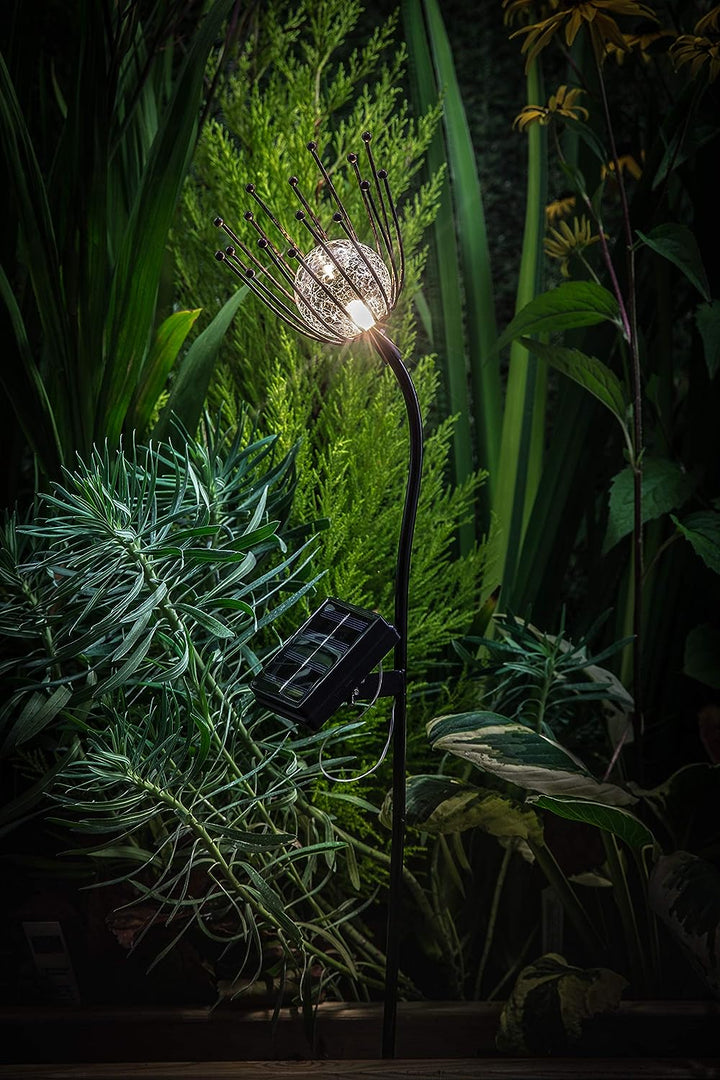 Noma Single Thistle Flower Stake Solar Light