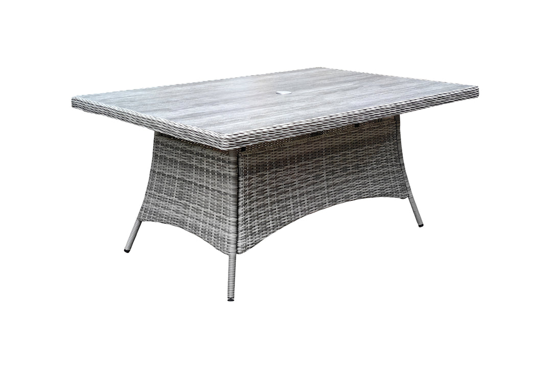 Savannah 6 Seater Rectangular Dining Set - Dark Willow | KENT ONLY DELIVERY