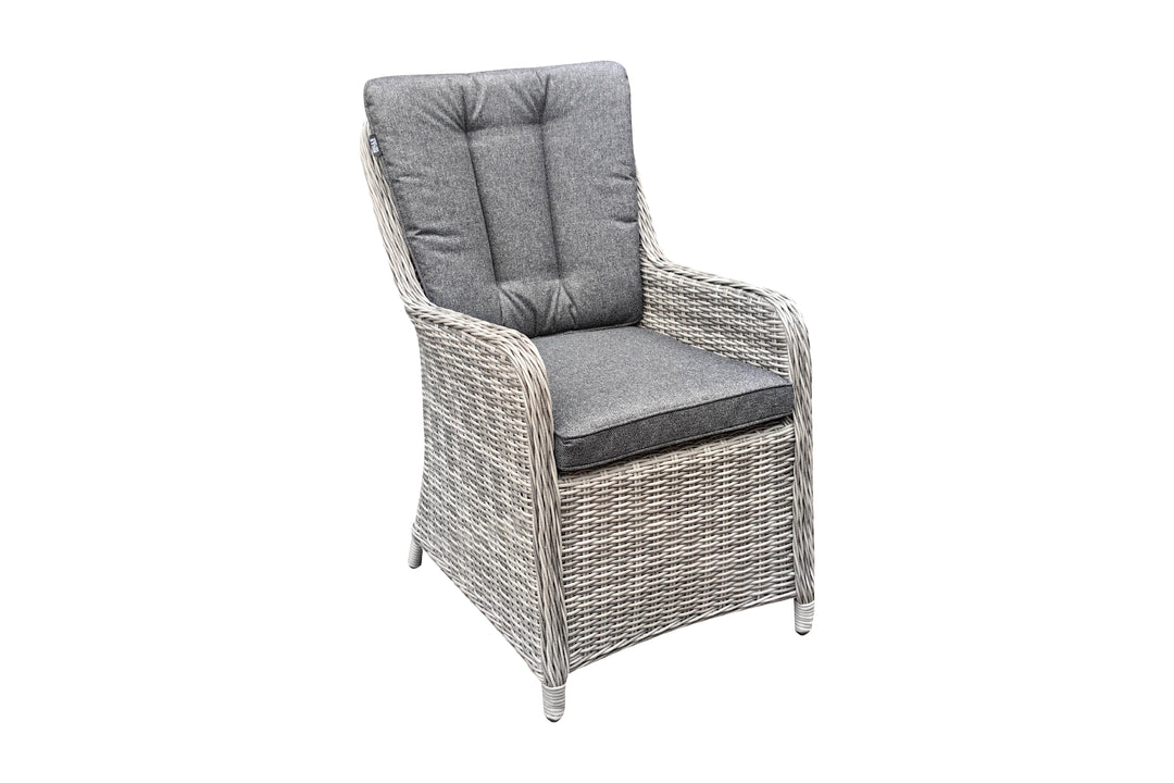 California 6 Seater Round Dining Set - Dark Willow | KENT ONLY DELIVERY
