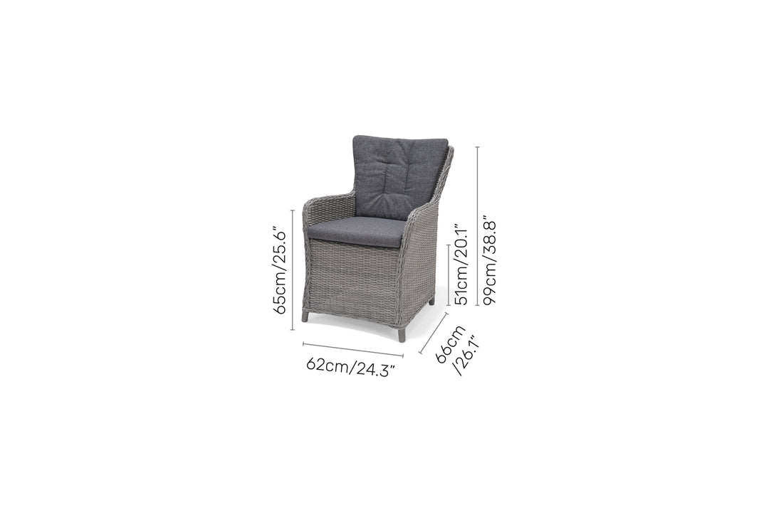 Rattan garden chair