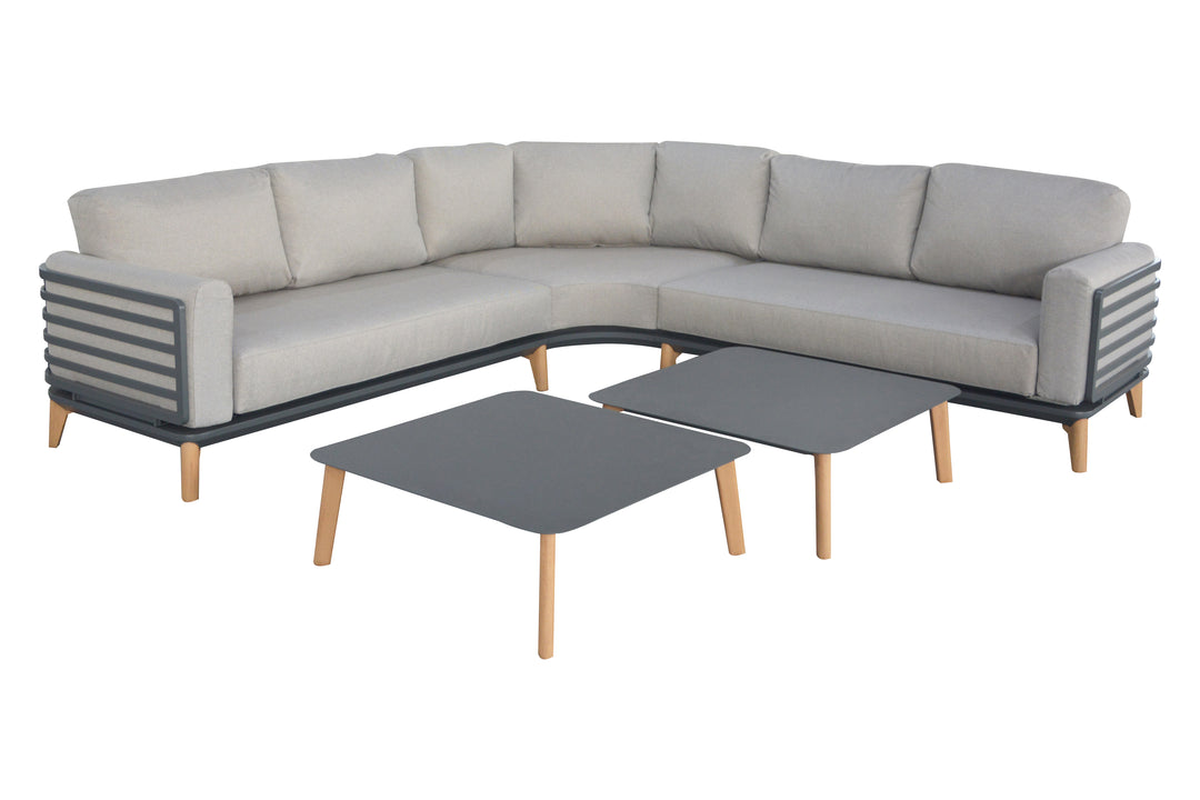 Havana Deluxe Aluminium Corner Sofa Set | KENT ONLY DELIVERY