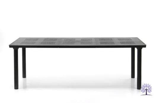 Libeccio 6 Seat Dining Extending Table  with Multi Position Chairs – Anthracite