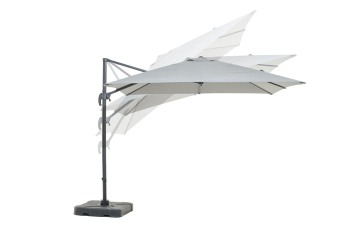 Lifestyle Garden 3m x 3m Square Cantilever Parasol - Charcoal | KENT ONLY DELIVERY