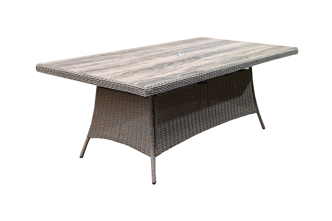Savannah 8 Seater Rectangular Dining Set - Light Oak | KENT ONLY DELIVERY