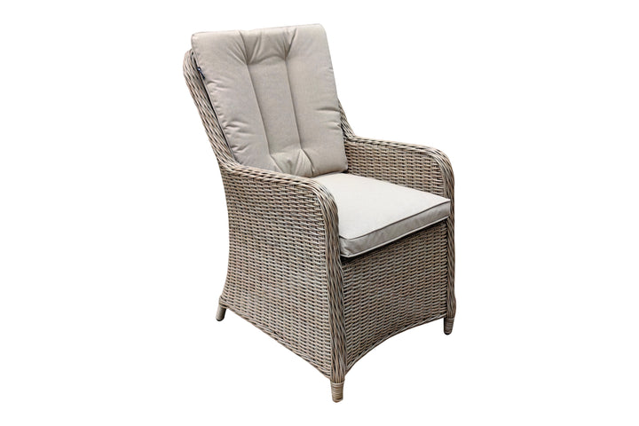 California 4 Seater Round Dining Set - Light Oak