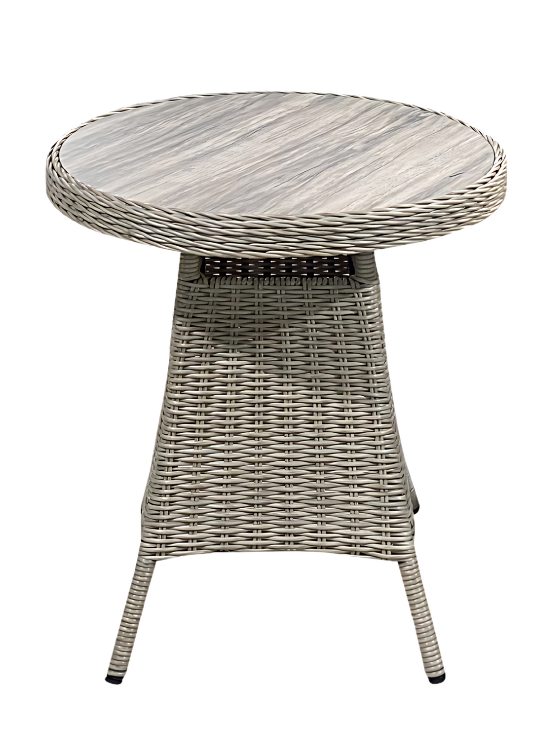 Savannah 2 Seater Round Bistro Coffee Set - Light Oak
