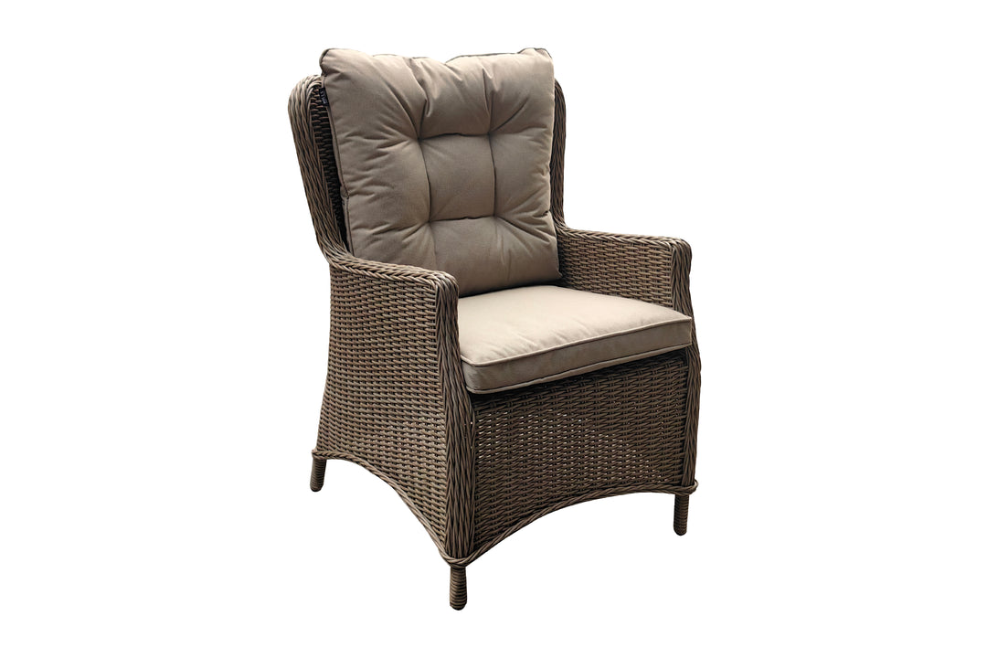 Savannah 2 Seater Round Bistro Coffee Set - Light Oak