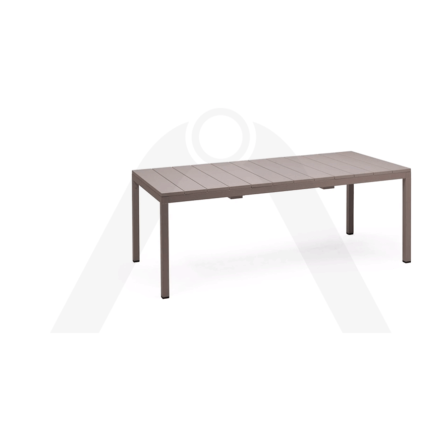 Rio 6 Seat Dining Set Extendable Table with Trill Chairs - Turtle Dove