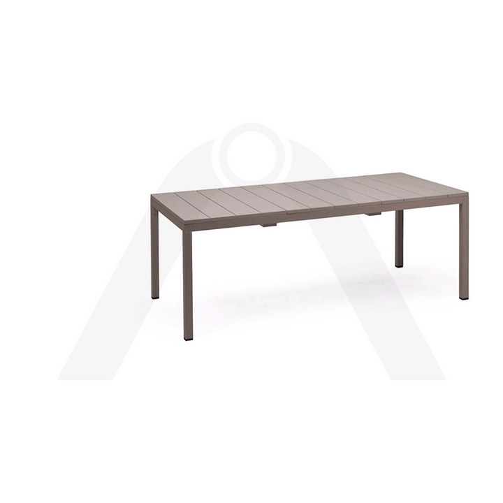 Rio 6 Seat Dining Set Extendable Table with Trill Chairs - Turtle Dove