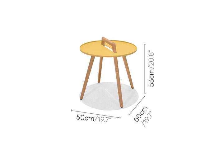 Lifestyle Garden Nassau 50cm Coffee Table - Yellow