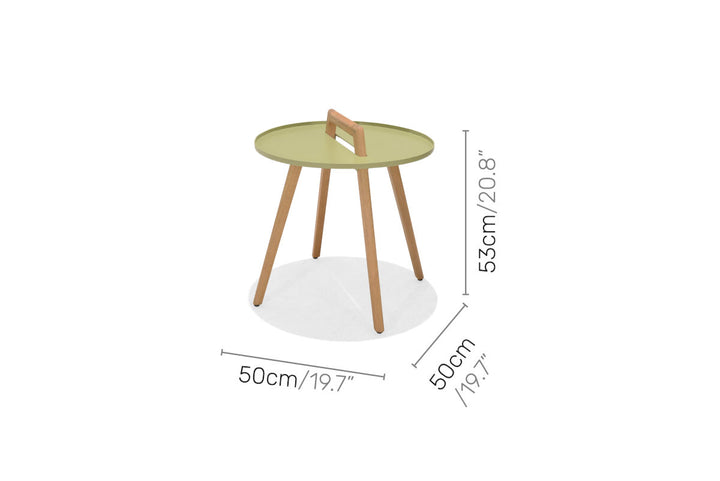 Lifestyle Garden Nassau 50cm Coffee Table - Green