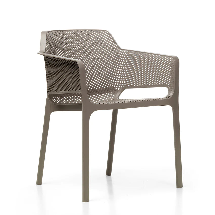 Clip 4 Seat Dining Set with Net Chairs - Turtle Dove