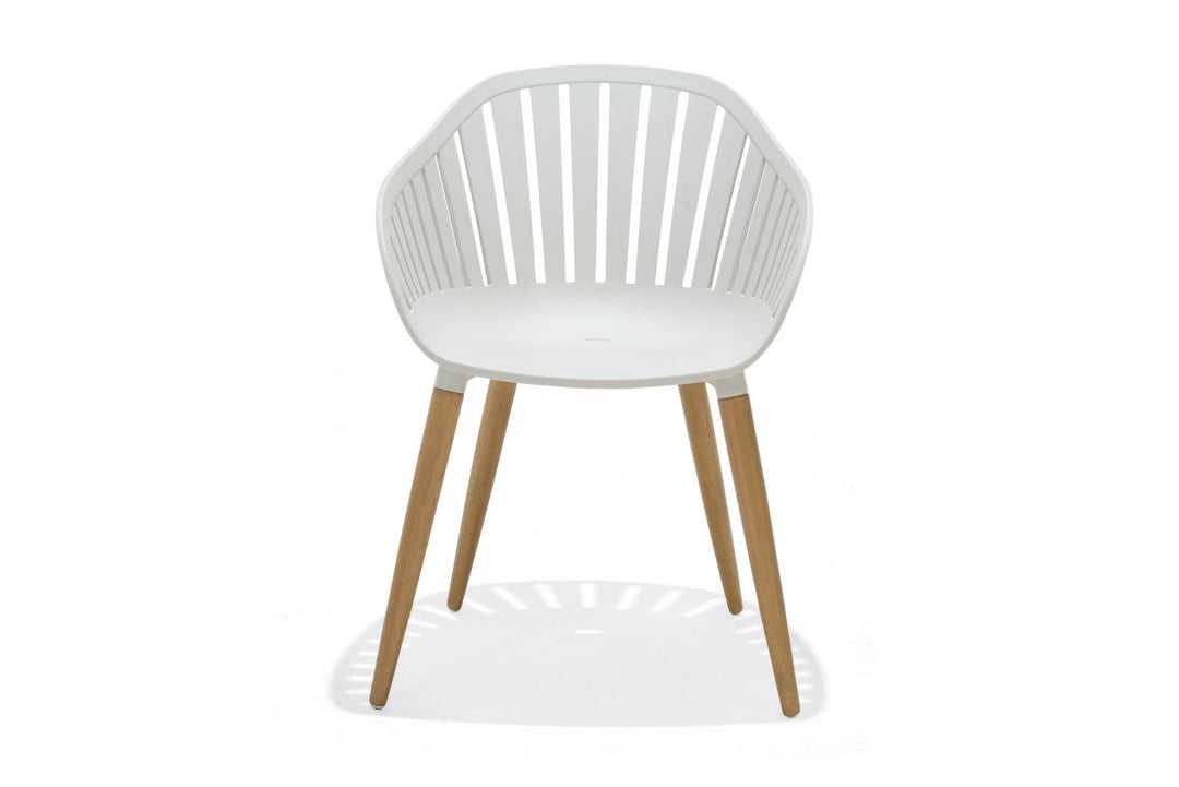 Lifestyle Garden Nassau Carver Chairs x2 - White