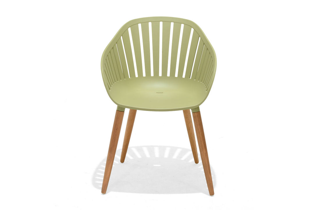 Lifestyle Garden Nassau Carver Chairs x2 - Green