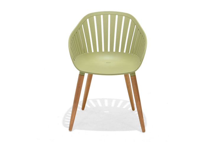 Lifestyle Garden Nassau Carver Chairs x2 - Green