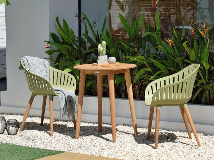Lifestyle Garden Nassau Bistro 2 Seater 66cm Round Set - Green