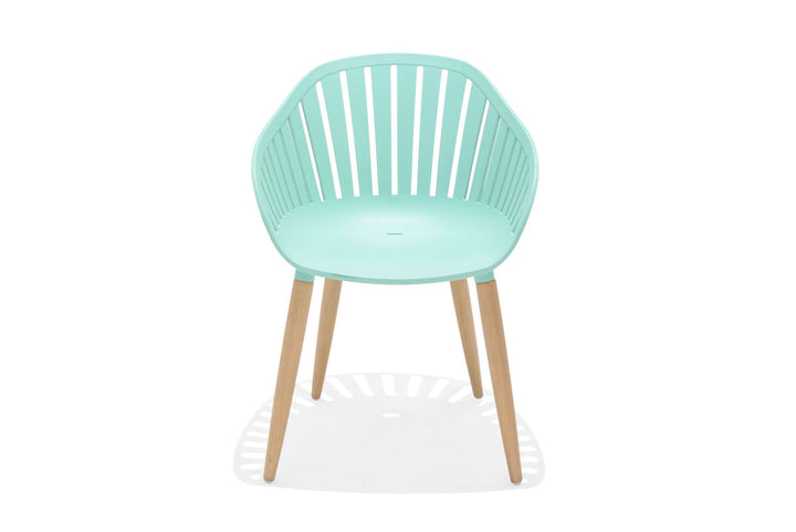 Lifestyle Garden Nassau 2 Seater Round Coffee Set - Mint Green