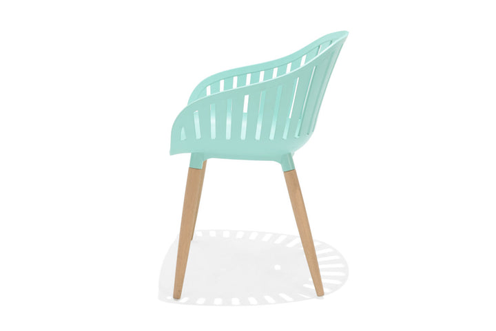 Lifestyle Garden Nassau 2 Seater Round Coffee Set - Mint Green