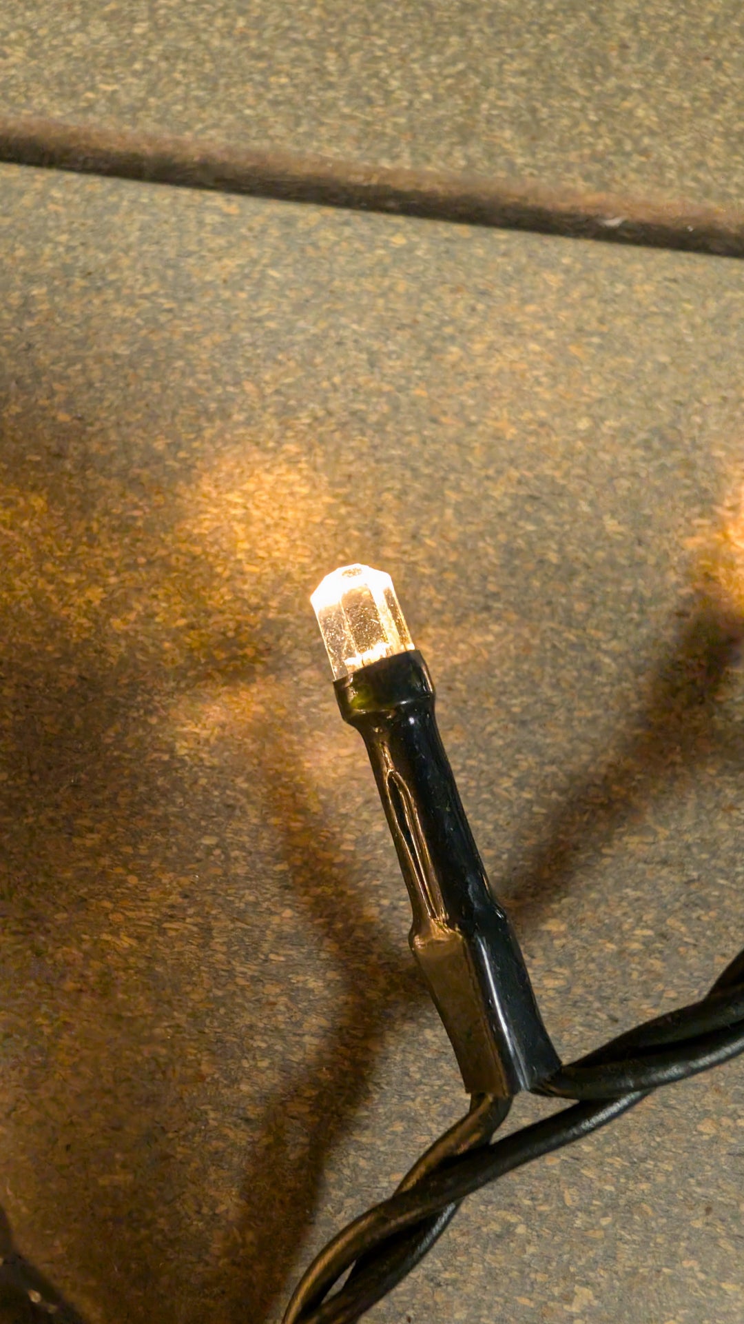 1500 Warm White Diamond LED Christmas String Lights (37.5m Lit Length)