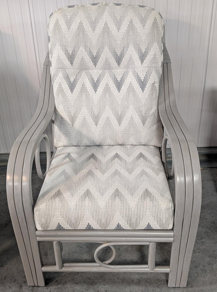 Madrid Cane Suite in Grey Wash by Desser | EX DISPLAY | KENT ONLY DELIVERY