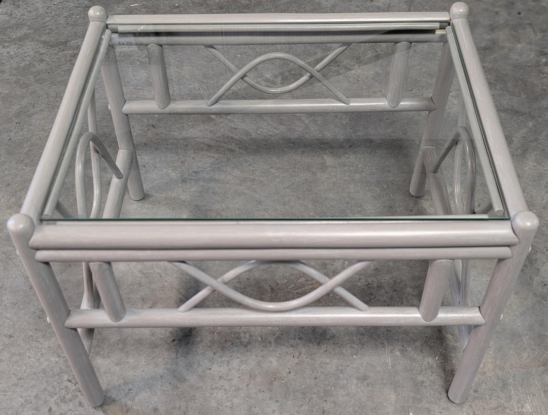 Madrid Cane Suite in Grey Wash by Desser | EX DISPLAY | KENT ONLY DELIVERY