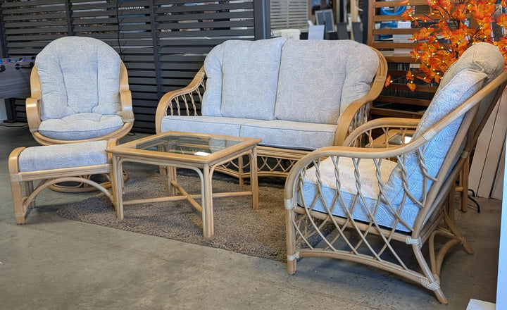 Ledbury Cane Suite by Daro | EX DISPLAY | KENT ONLY DELIVERY