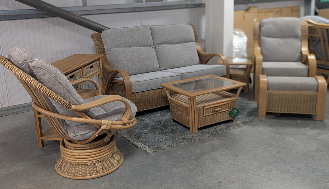 Waterford Cane Suite by Daro | EX DISPLAY | KENT ONLY DELIVERY