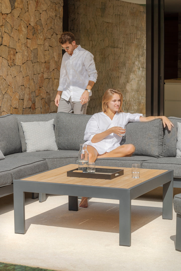 Lifestyle Garden Palau Square Sofa Table 103x103cm