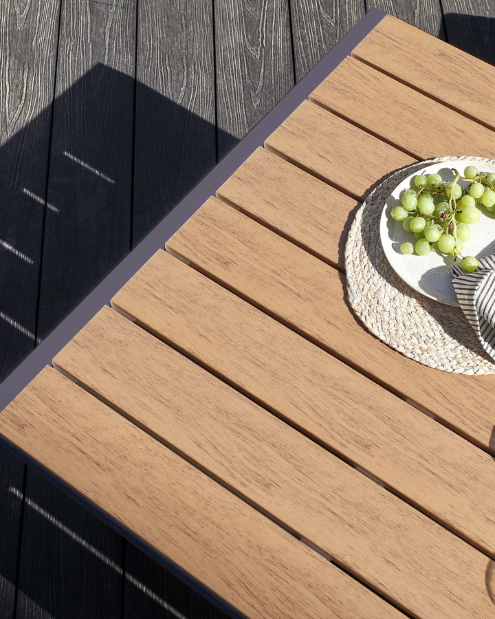 Palermo Grey Right Hand Corner Outdoor Dining Bench