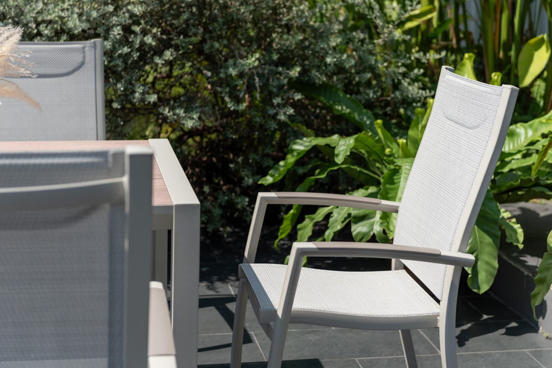 Lifestyle Garden Urbanite Light Deluxe High Back 6 Seat Dining Set