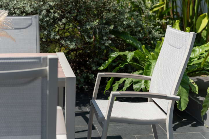 Lifestyle Garden Urbanite Light Deluxe High Back 6 Seat Dining Set