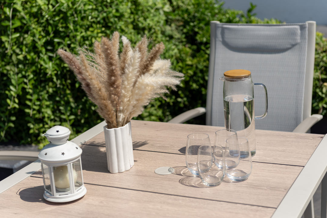 Lifestyle Garden Urbanite Light Deluxe High Back 4 Seat Dining Set