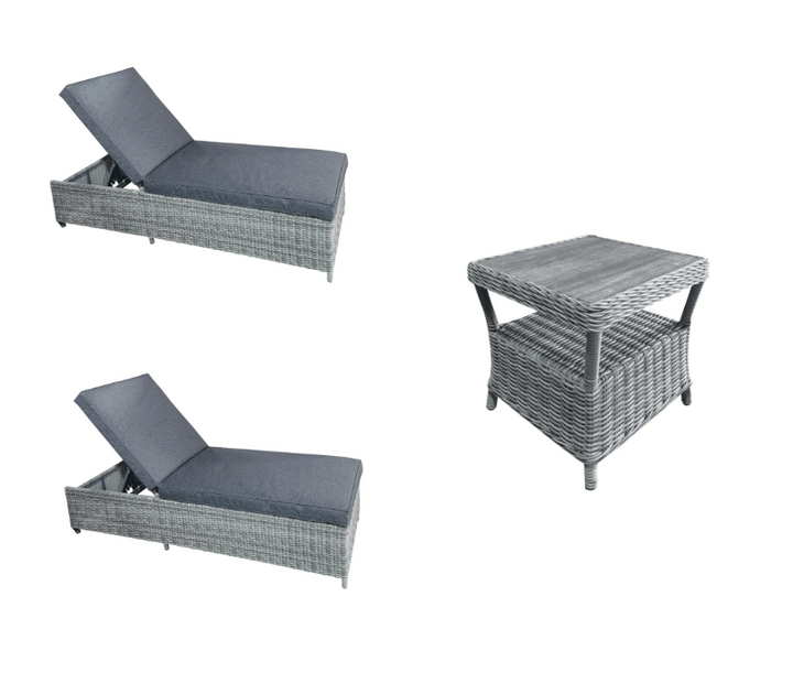 Serenity Sun Lounger Set - Dark Willow | KENT ONLY DELIVERY