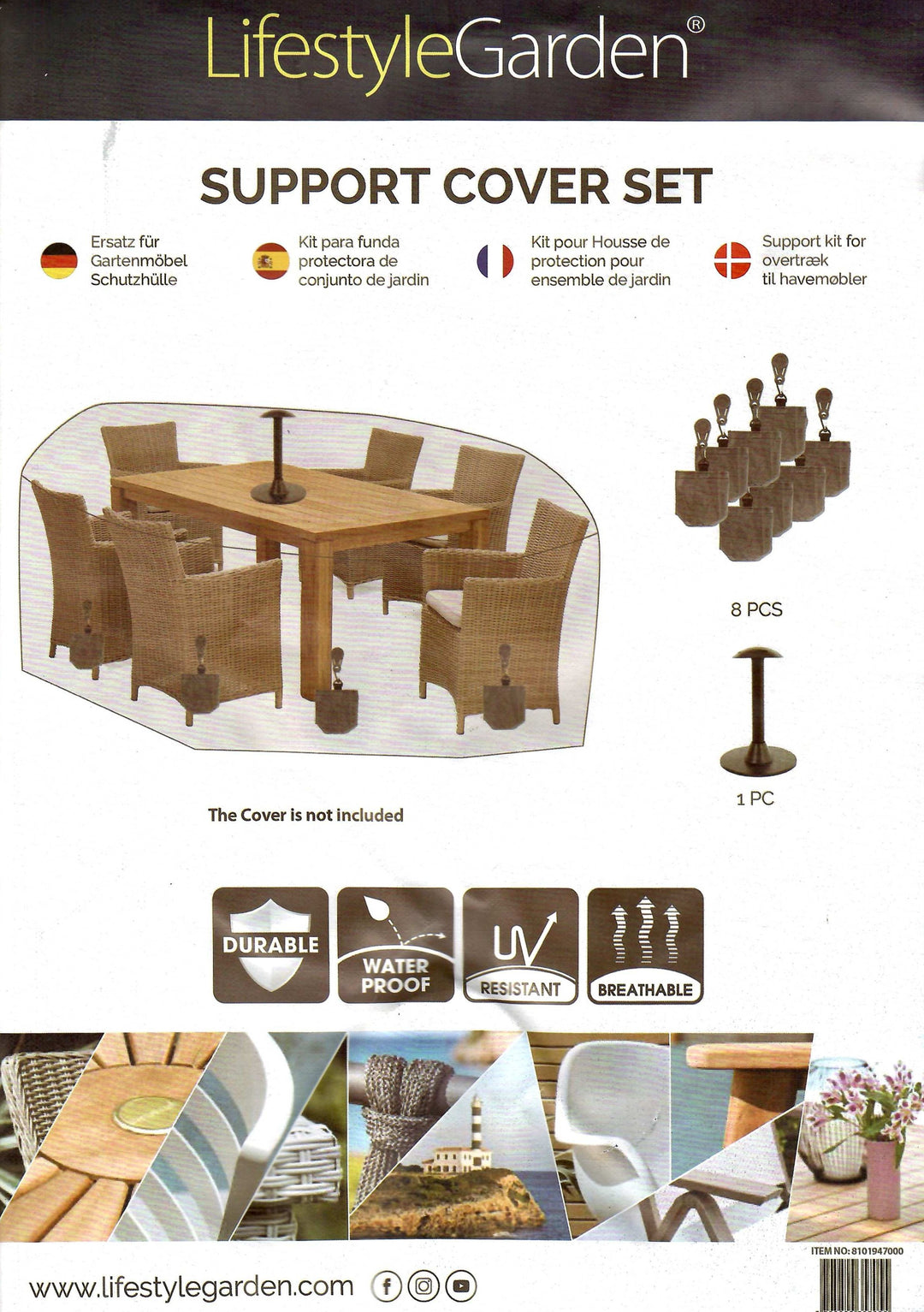 Lifestyle Garden Furniture Cover Support Kit