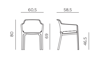 Rio Extendable 10 Seater Dining Set with Net Chairs - Anthracite