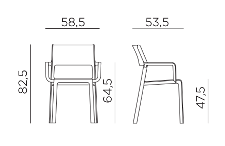 Rio 6 Seat Dining Set Extendable Table with Trill Chairs - Turtle Dove