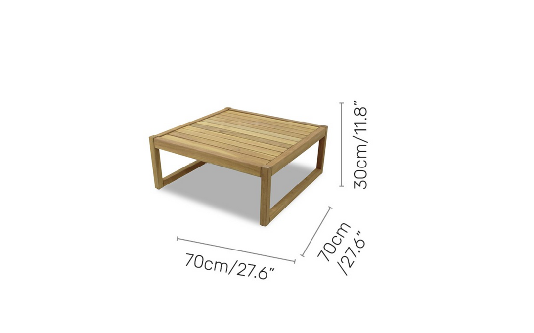 Lifestyle Garden Garnet Coffee Table 70x70cm