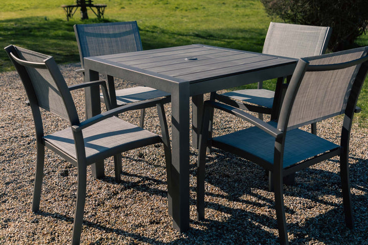 Lifestyle Garden Solana 4 Seater Aluminium Dining Set