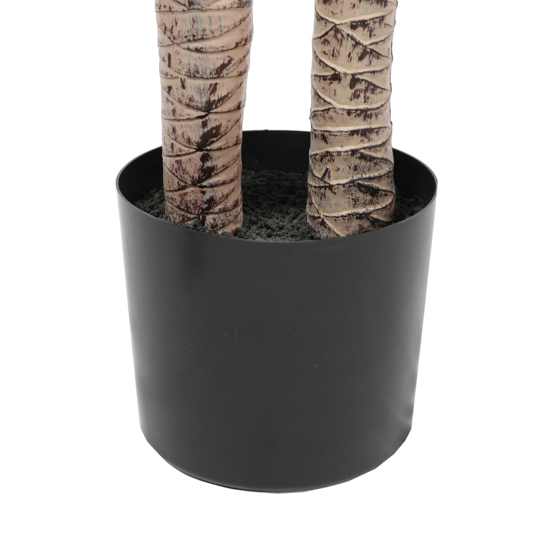 2x Artificial Yucca Plant Tree Double Trunk Green 160CM UV Protected Outdoor/Indoor