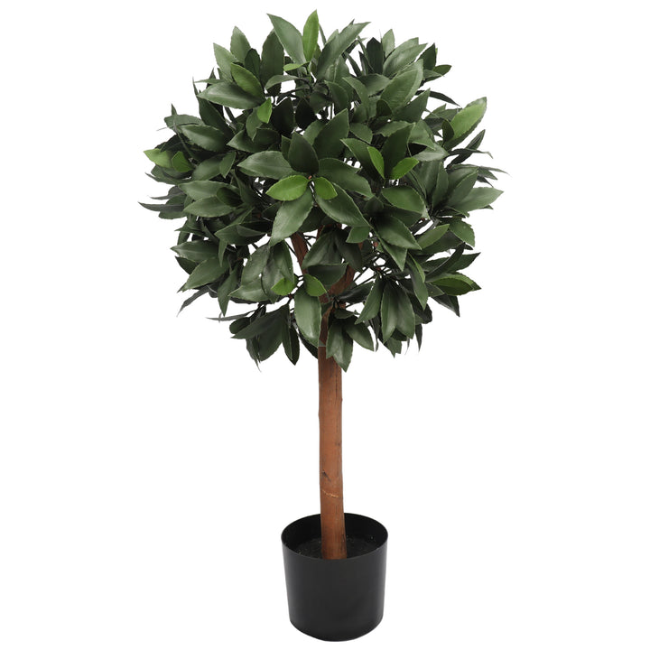 Artificial Bay Laurel Ball Tree 90cm / 30cm UV Protected Outdoor/Indoor