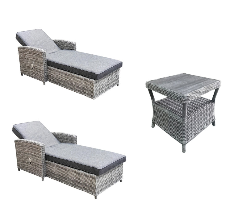 Tranquil Sun Lounger Set - Dark Willow | KENT ONLY DELIVERY