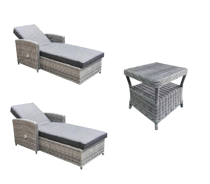 Tranquil Sun Lounger Set - Dark Willow | KENT ONLY DELIVERY