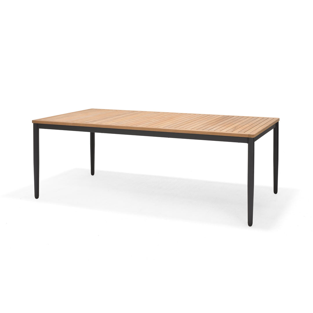 Lifestyle Garden Topaz Dark 6 Seat Dining Set 201cm